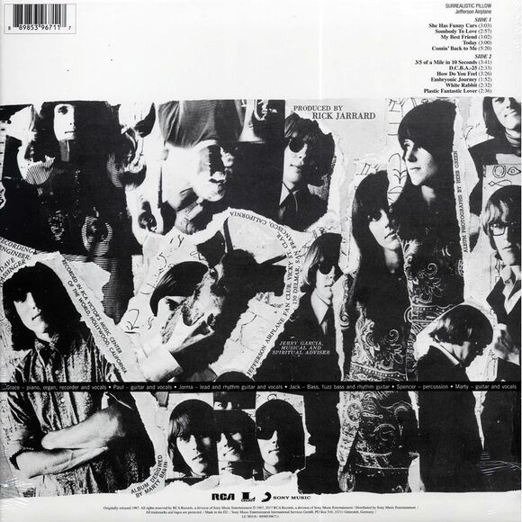 Jefferson Airplane - Surrealistic Pillow (incl. mp3) (180g) (remastered) - Vinyl - Picture 2 of 2